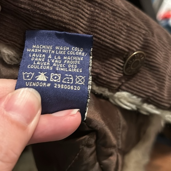 Brown cord lined jacket - Picture 5 of 5